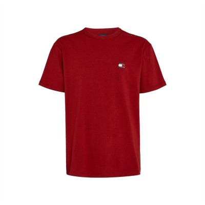 тениска,облекла,на,разпродажба,tommy,jeans,classic,tommy,small,badge,t,shirt,red,xmo