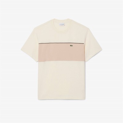 тениска,облекла,на,разпродажба,мъжки,тениски,lacoste,men's,black,t,shirt,beige,3rr