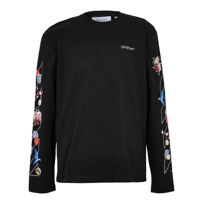 тениска,мъжки,тениски,off,white,men,s,diag,skate,t,long,sleeve,t,shirt,black,white