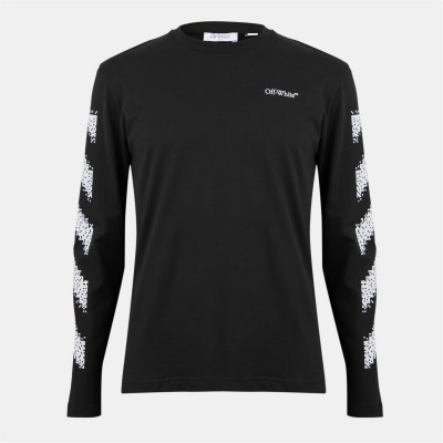 облекла,на,разпродажба,мъжки,тениски,off,white,diag,skate,ls,t,sn99,black,white