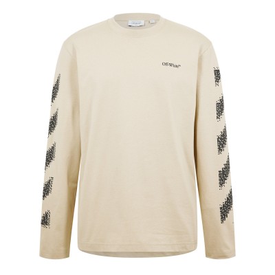 тениска,мъжки,тениски,off,white,men,s,diag,skate,diagonal,graphic,long,sleeve,t,shirt,brown,black