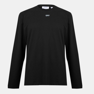 тениска,мъжки,тениски,off,white,men,s,arrow,skate,long,sleeve,t,shirt,black,aqua