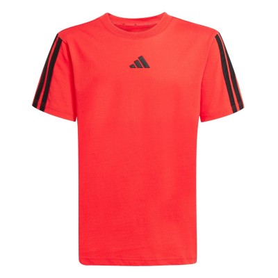 юношеска,тениска,детски,тениски,детски,облекла,adidas,3,stripe,essentials,t,shirt,junior,ruby,black