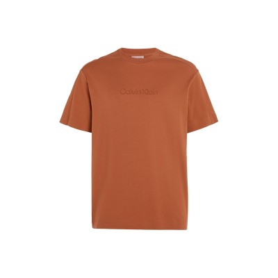 тениска,мъжки,тениски,calvin,klein,comfort,debossed,logo,t,shirt,copper,sun