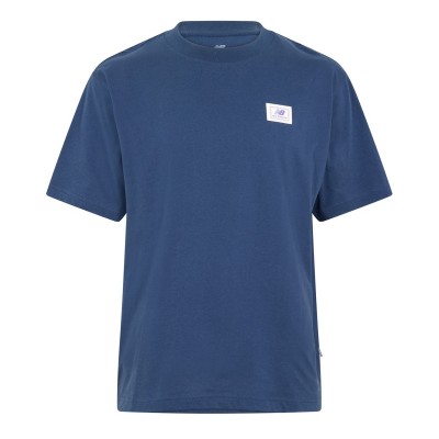 тениска,мъжки,тениски,new,balance,nbls,logo,t,shirt,sn63,navy