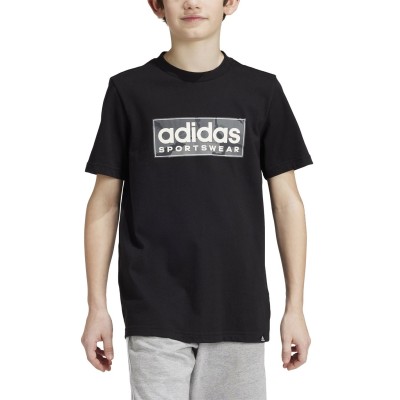 юношеска,тениска,разпродажба,adidas,детски,тениски,adidas,logo,t,shirt,junior,black,wht,grey