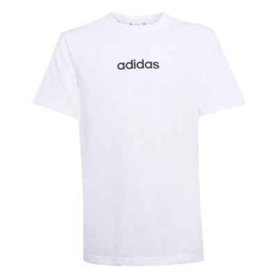 юношеска,тениска,детски,тениски,adidas,logo,t,shirt,junior,white,black,lin