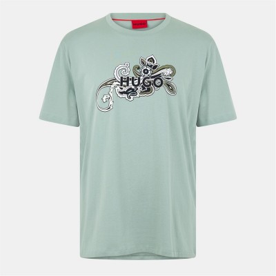 облекла,на,разпродажба,мъжки,тениски,hugo,hugo,dulive,u233,sn99,light,green