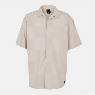 тениска,дамски,топове,vans,kessler,checkerboard,ss,woven,white,t,shirt,unisex,adults,white,mahmllow