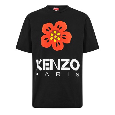 тениска,облекла,на,разпродажба,мъжки,тениски,kenzo,boke,flower,t,shirt,black,99j