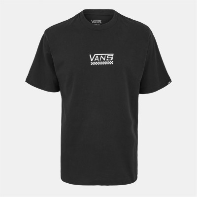 тениска,дамски,топове,vans,v,check,loose,ss,black,t,shirt,unisex,adults,black