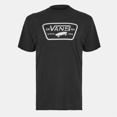 тениска,дамски,топове,vans,full,patch,london,fog,t,shirt,unisex,adults,black,white