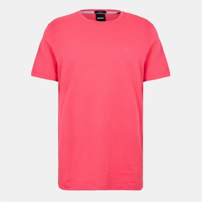 тениска,облекла,на,разпродажба,мъжки,тениски,boss,men's,tessler,33,regular,fit,t,shirt,dark,pink