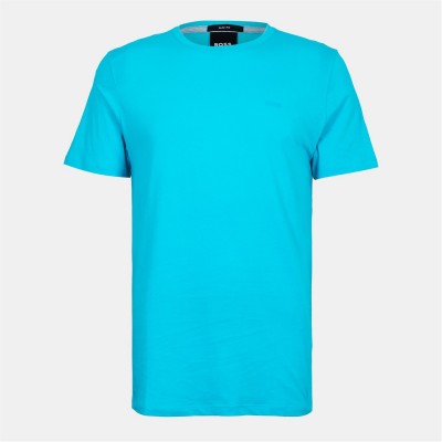 тениска,облекла,на,разпродажба,мъжки,тениски,boss,men's,tessler,33,regular,fit,t,shirt,open,blue