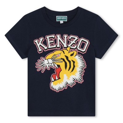 юношеска,тениска,детски,3/4,панталони,kenzo,varsity,tiger,t,shirt,juniors,navy,84a