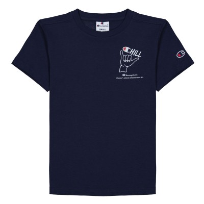 юношеска,тениска,с,щампа,детски,тениски,champion,graphic,print,crew,tee,juniors,navy