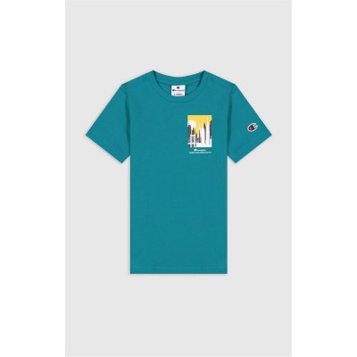 тениска,детски,3/4,панталони,детски,тениски,champion,kids',regular,fit,t,shirt,teal