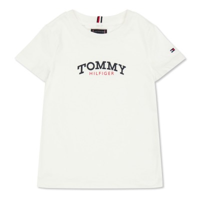 тениска,детски,3/4,панталони,tommy,hilfiger,kids',mono,t,shirt,white,ybr