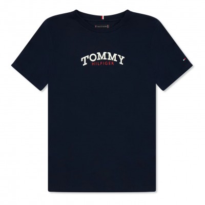 тениска,детски,3/4,панталони,tommy,hilfiger,tommy,mono,t,shirt,jn62,night,navy,c1g