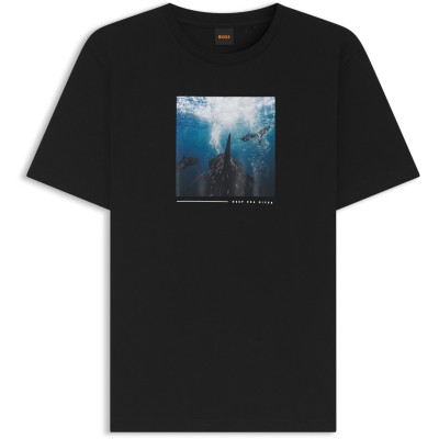 тениска,облекла,на,разпродажба,мъжки,тениски,boss,men's,t,shirt,black,001