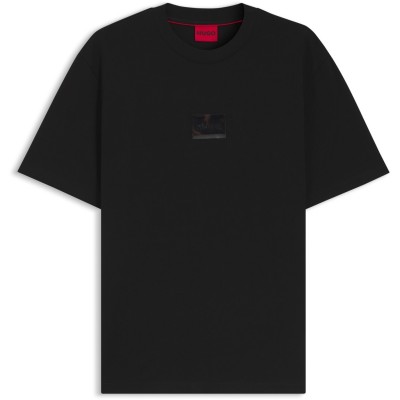 тениска,мъжки,тениски,hugo,mens,hugo,short,sleeve,crew,neck,logo,t,shirt,(dumeon),black,001