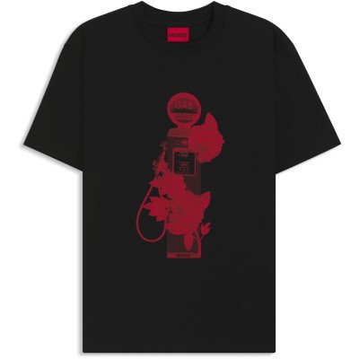 тениска,мъжки,тениски,hugo,hugo,dikerd,tee,sn63,black,001