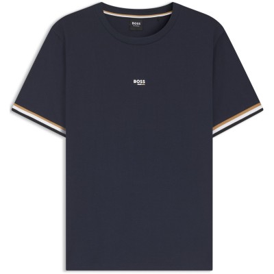 тениска,облекла,на,разпродажба,мъжки,тениски,boss,men's,t,shirt,dark,blue,403