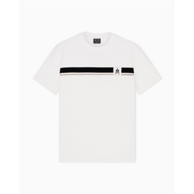мъжки,тениски,armani,exchange,t,shirt,off,white