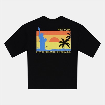 тениска,rose,london,fewer,dreams,t,shirt,black