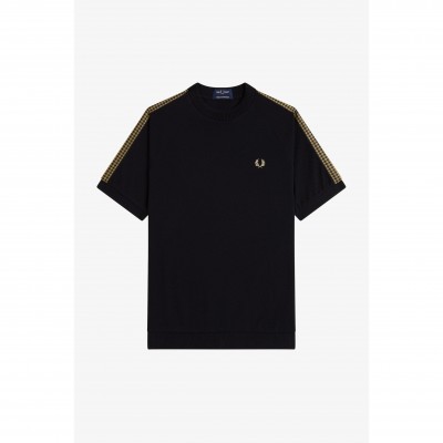 тениска,мъжки,тениски,fred,perry,men,s,t,shirt,black,102