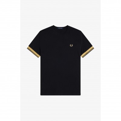тениска,мъжки,тениски,fred,perry,men,s,t,shirt,black,90a