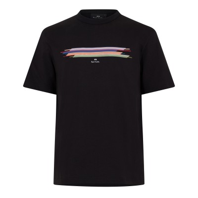 тениска,мъжки,тениски,ps,paul,smith,men,s,t,shirt,black,79