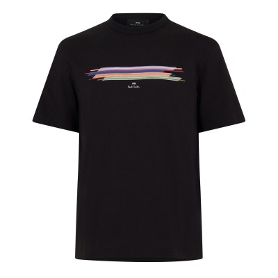 тениска,облекла,на,разпродажба,мъжки,тениски,ps,paul,smith,men's,t,shirt,black,79