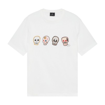 тениска,мъжки,тениски,ps,paul,smith,men,s,t,shirt,white,01