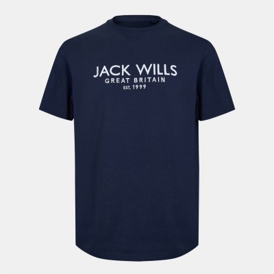 тениска,мъжки,тениски,jack,wills,carnaby,logo,t,shirt,navy