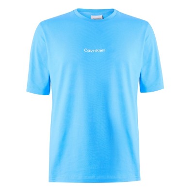 тениска,мъжки,тениски,calvin,klein,men's,logo,t,shirt,blue,crush,26