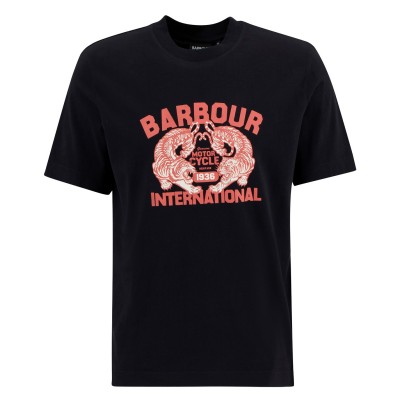 тениска,мъжки,тениски,barbour,international,mens,talisman,graphic,t,shirt,black,bk11