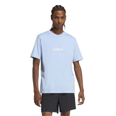 мъжка,тениска,мъжки,тениски,adidas,essentials,single,jersey,logo,t,shirt,mens,glow,blue,lin