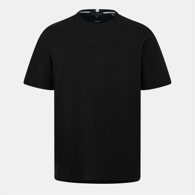тениска,облекла,на,разпродажба,мъжки,тениски,ted,baker,ted,tb,t,shirt,sn99,black