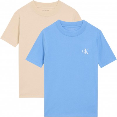 тениска,calvin,klein,kids,t,shirt,blue,cream
