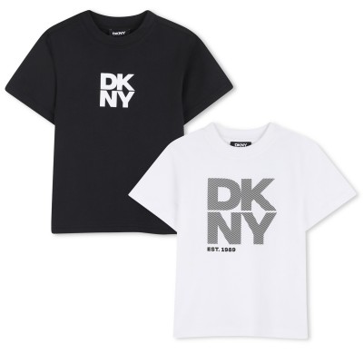 тениска,детски,3/4,панталони,dkny,dkny,2pk,tee,jn63,black,white