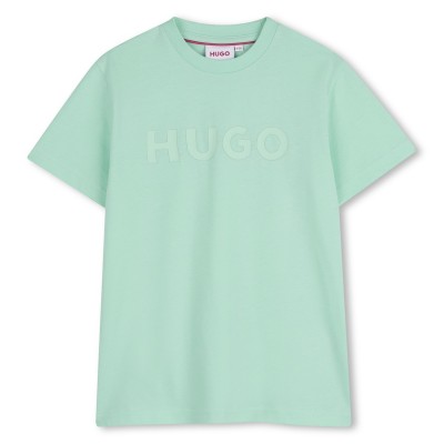 тениска,детски,3/4,панталони,детски,облекла,hugo,hugo,ss,t,shirt,jn63,green