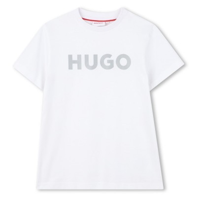тениска,детски,3/4,панталони,hugo,hugo,ss,t,shirt,jn63,white