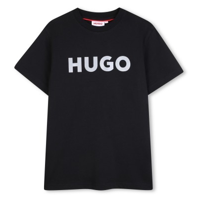 тениска,детски,3/4,панталони,hugo,hugo,ss,t,shirt,jn63,black