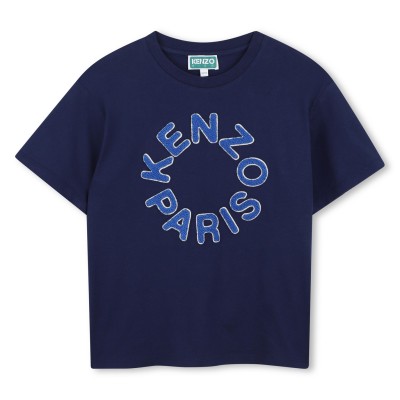 тениска,детски,3/4,панталони,kenzo,kenzo,ss,t,shirt,jn63,navy,blue