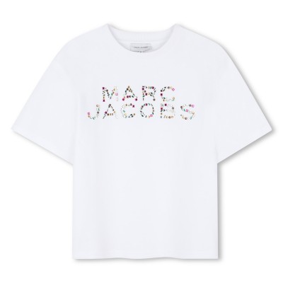 тениска,детски,3/4,панталони,детски,облекла,marc,jacobs,marc,t,shirt,jn63,white