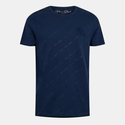 тениска,born,rich,skript,tee,sn99,navy