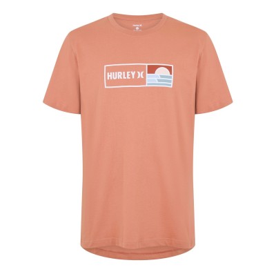 облекла,на,разпродажба,мъжки,тениски,hurley,hurley,box,wves,ss,t,sn99,red