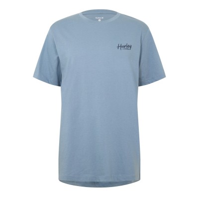 облекла,на,разпродажба,мъжки,тениски,hurley,hurley,beer,run,ss,t,sn99,blue