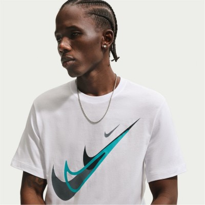 тениска,разпродажба,nike,мъжки,тениски,nike,men's,t,shirt,white,swoosh